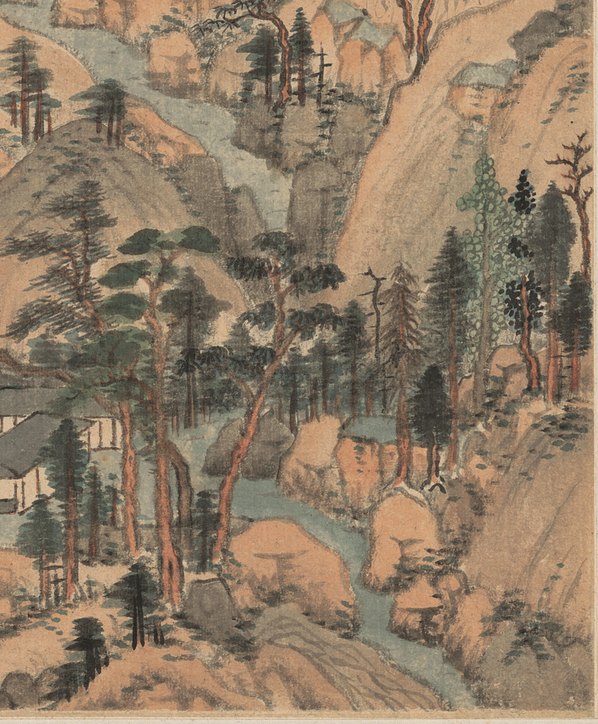 明代画.王鉴_仿古山水纸本_5_3551.4299