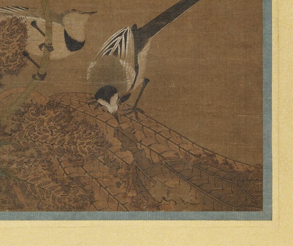 明代画.王渊_莲鹡鸰图_7019.5889