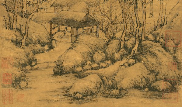 明代画.沈周_桃花书屋_纸本_3733.8764 明代画.沈周_桃花书屋_纸本_3733.8764