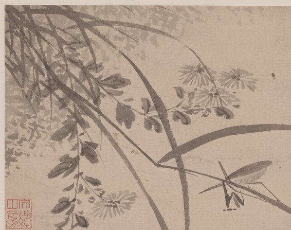 明代画.杜大成_花蝶草虫纸本_2_5016.3966