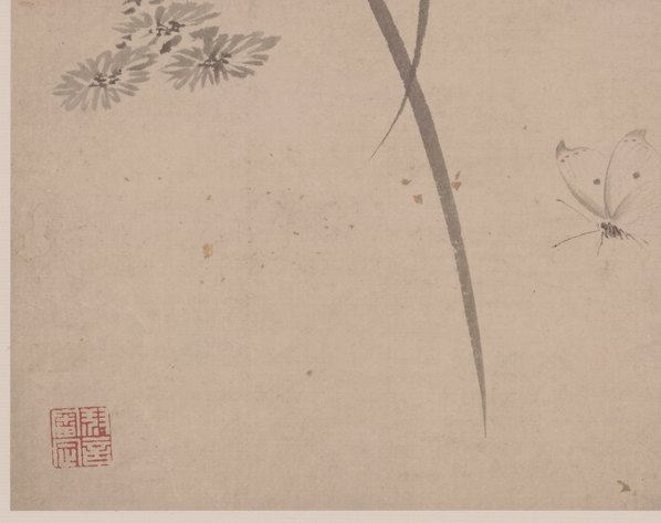 明代画.杜大成_花蝶草虫纸本_2_5016.3966