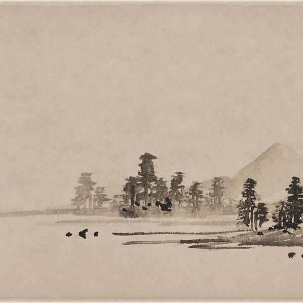 明代画.李流芳_雨中山色_32904.3272
