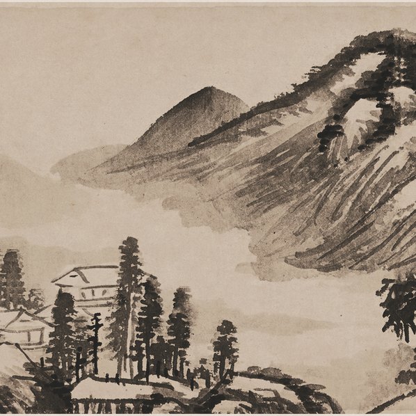 明代画.李流芳_雨中山色_32904.3272