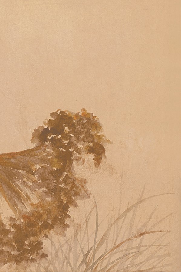 明代画.朱瞻基_莲浦松吟荫 明代画.朱瞻基_莲浦松吟荫