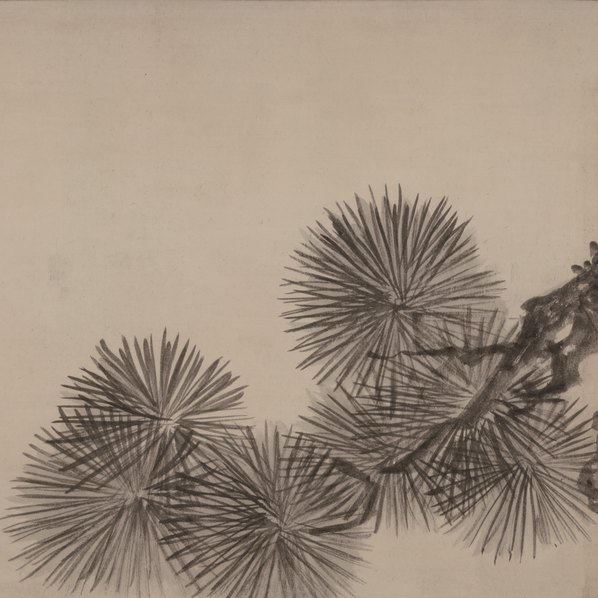 明代画.朱瞻基_万年松_全卷_纸本纸_78225.4677 明代画.朱瞻基_万年松_全卷_纸本纸_78225.4677