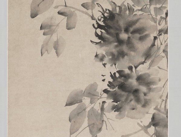 明代画.徐渭_水墨牡丹图轴纸本_3898.11857 明代画.徐渭_水墨牡丹图轴纸本_3898.11857