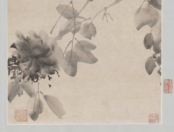 明代画.徐渭_水墨牡丹图轴纸本_3898.11857 明代画.徐渭_水墨牡丹图轴纸本_3898.11857