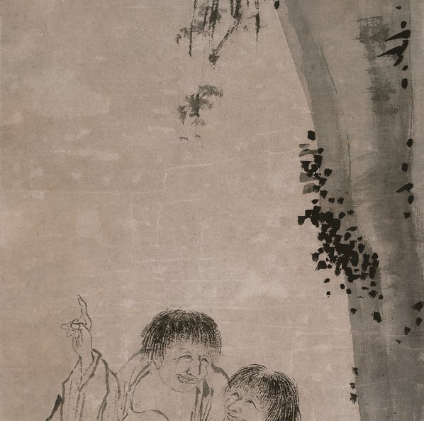 明代画.尤求_寒山拾得图纸本辽_3602.14291 明代画.尤求_寒山拾得图纸本辽_3602.14291