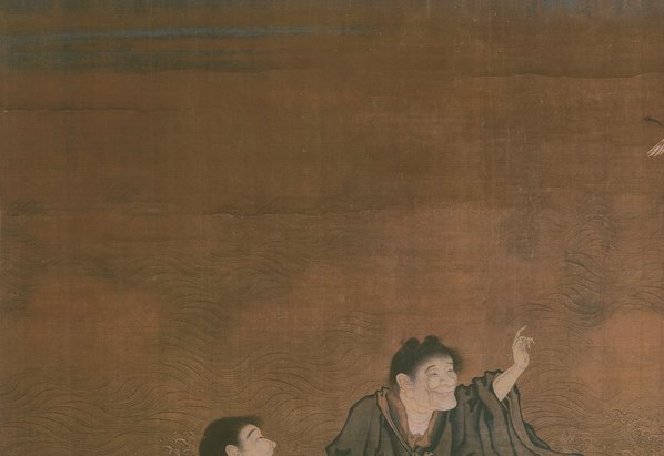 明代画.商喜_四仙拱寿_绢本_台_15091.10387_268dpi