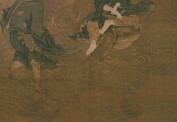 明代画.商喜_四仙拱寿_绢本_台_15091.10387_268dpi