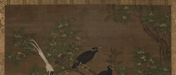 明代画.吕纪_四季花鸟图_秋_东京国立博物_8190.14040