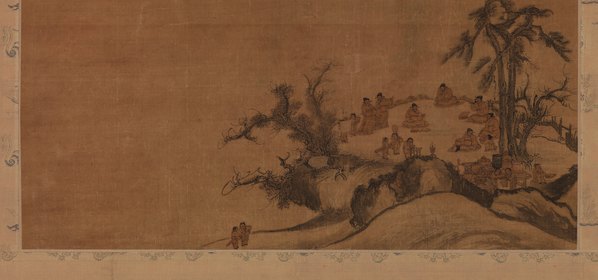 明代画_朝鲜王朝_同年饮宴图轴绢本_6223.11649 明代画_朝鲜王朝_同年饮宴图轴绢本_6223.11649