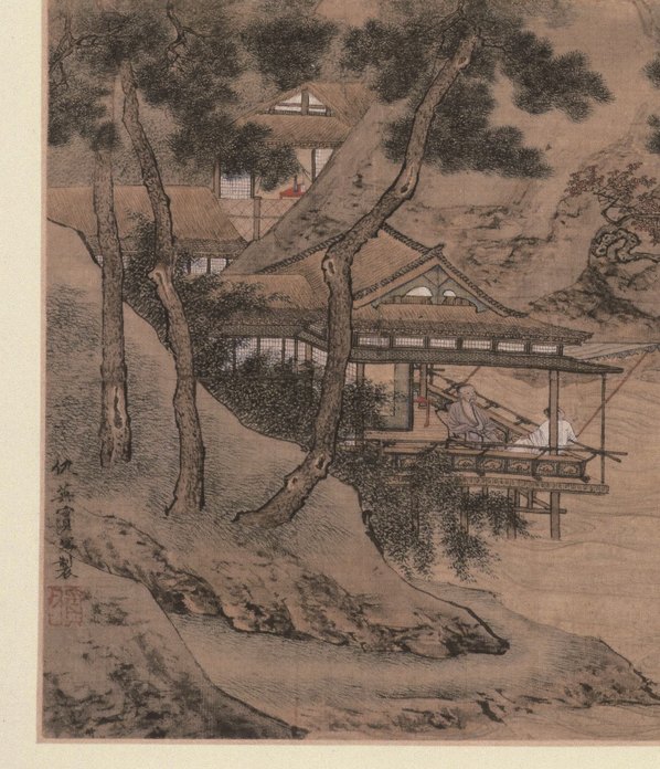 明代画.仇英_临溪水阁图_4725.5495 明代画.仇英_临溪水阁图_4725.5495