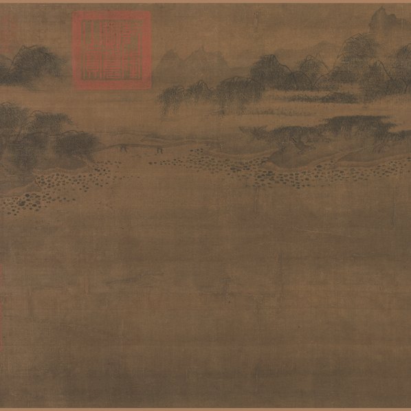 宋代画.马麟_荷香清夏二版_全卷_绢本辽_70449.5750 宋代画.马麟_荷香清夏二版_全卷_绢本辽_70449.5750