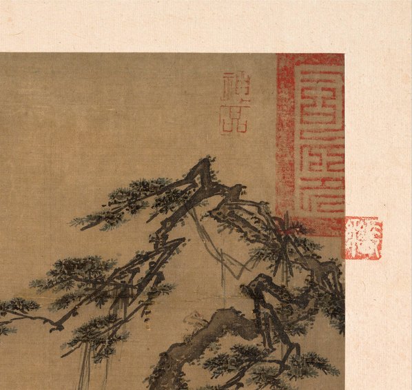 宋代画.马麟_山水图页_3851.3648