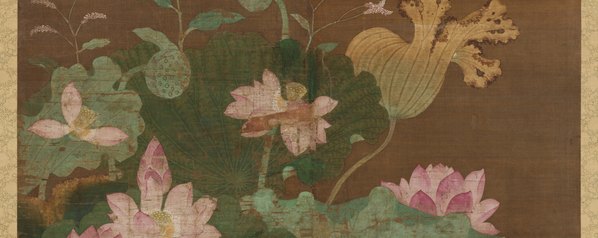 宋代画.莲池水禽图轴绢本东京国立博物_6348.10126