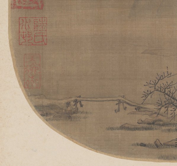 宋代画.李嵩_溪山水阁图页绢本_8430.7942 宋代画.李嵩_溪山水阁图页绢本_8430.7942