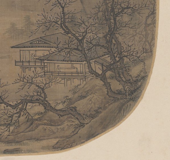 宋代画.李嵩_溪山水阁图页绢本_8430.7942 宋代画.李嵩_溪山水阁图页绢本_8430.7942