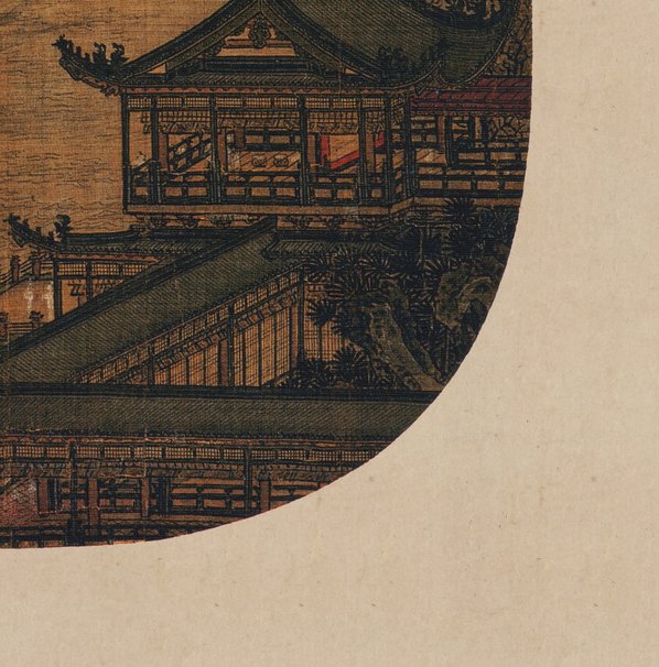 宋代画.李嵩_月夜看潮图台北故宫博物_6477.6569_600dpi