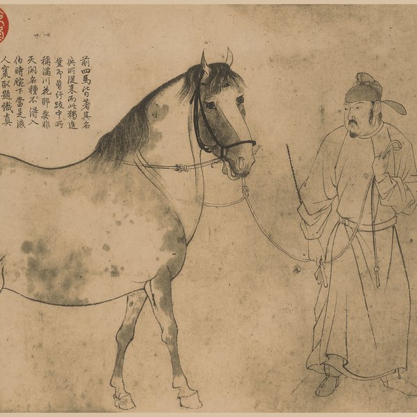 宋代画.李公麟_五马图_全卷_纸本ti_35626.4709 宋代画.李公麟_五马图_全卷_纸本ti_35626.4709