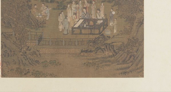 宋代画.南唐文会图_绢本_故_10808.5821 宋代画.南唐文会图_绢本_故_10808.5821