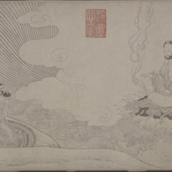 宋代画_番王礼佛图卷_画_29708.4016