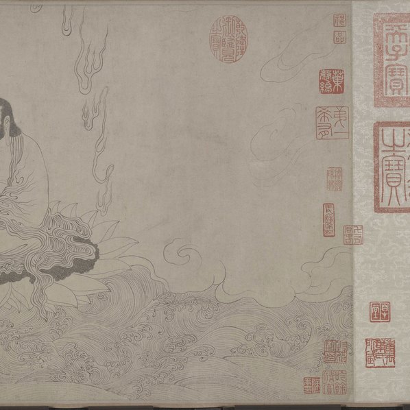 宋代画_番王礼佛图卷_画_29708.4016