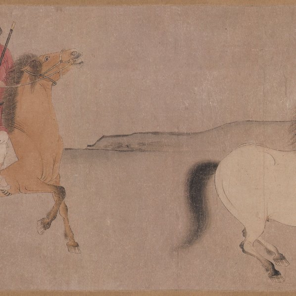 唐代画.韩干_十六神骏图卷_全卷_纸本_39368.3200