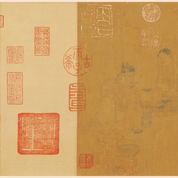 唐代画.阎立本_绢_画心