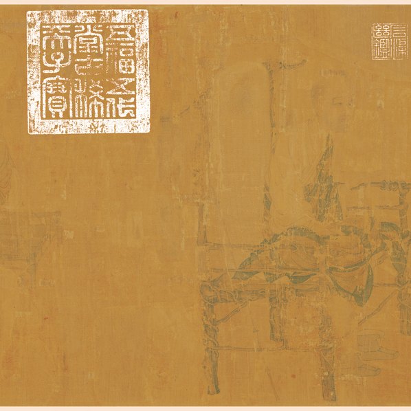 唐代画.阎立本_绢_画心