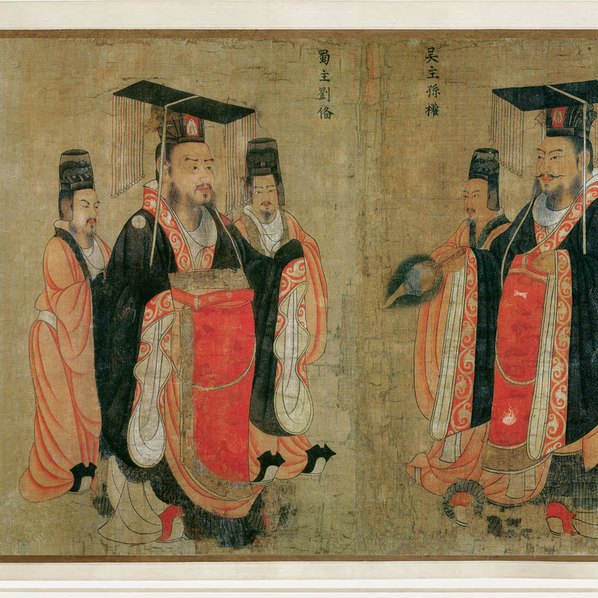 唐代画.阎立本_历代帝王图卷_美国波士顿艺术博物馆_长卷_绢本_设色_72525.3239