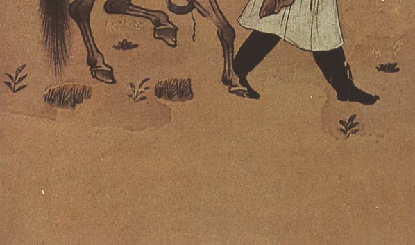 唐代画.牧马图_绢本_3445.8136_250dpi 唐代画.牧马图_绢本_3445.8136_250dpi