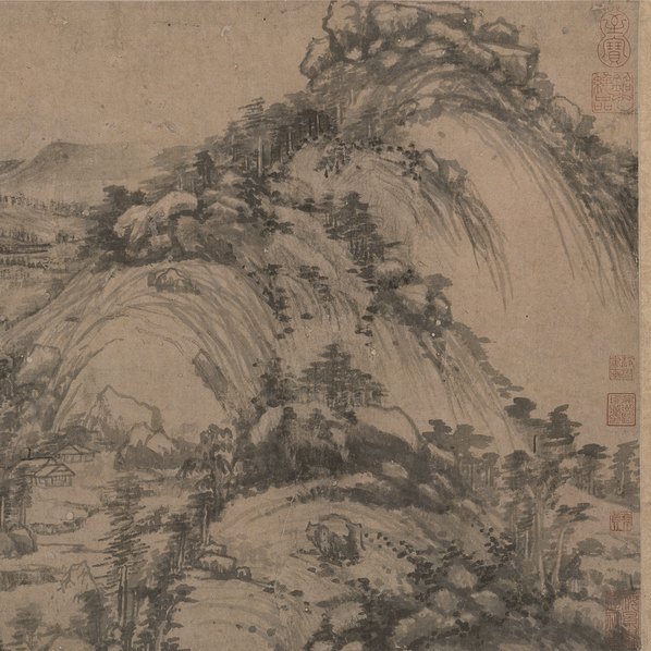 元代画.黄公望富春山居图_剩山图全卷_纸本_传世名_43228.5197