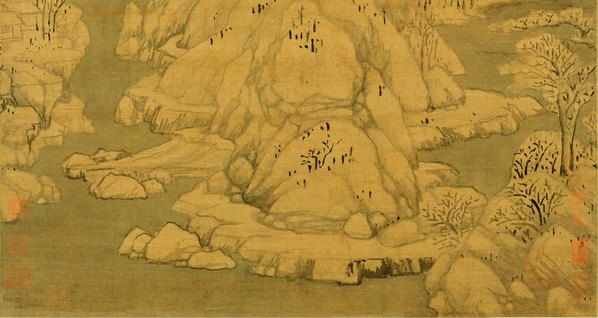 元代画.黄公望_九峰雪霁图轴_纸_6526.13843 元代画.黄公望_九峰雪霁图轴_纸_6526.13843