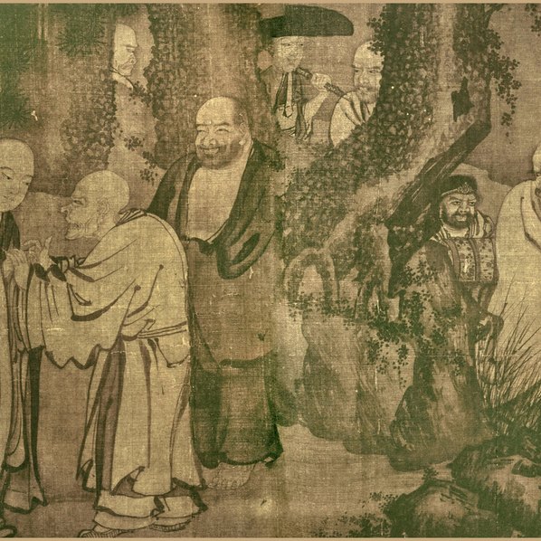 元代画.颜辉_十六罗汉图卷_30349.3000 元代画.颜辉_十六罗汉图卷_30349.3000