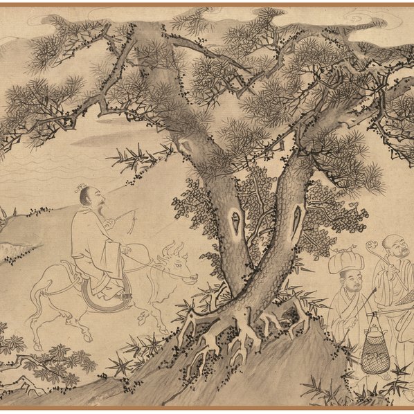 元代画.陈鉴如_竹林大士出山图_全图_纸_42000.3994 元代画.陈鉴如_竹林大士出山图_全图_纸_42000.3994