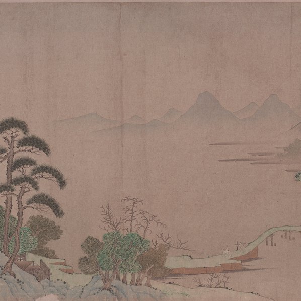 元代画.钱选_山居图_二版_纸本_20318.4589 元代画.钱选_山居图_二版_纸本_20318.4589