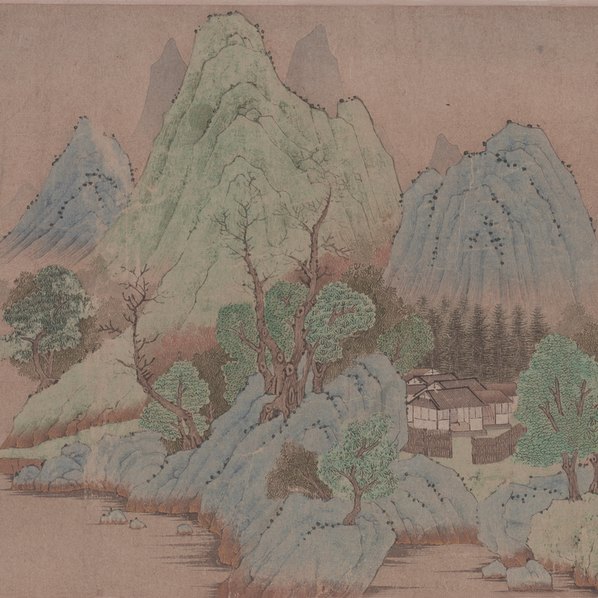 元代画.钱选_山居图_二版_纸本_20318.4589 元代画.钱选_山居图_二版_纸本_20318.4589