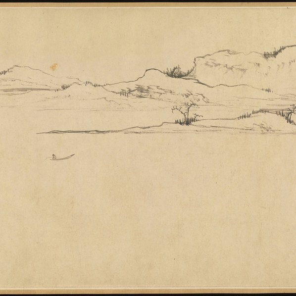 元代画.赵孟頮_双松平远图_13063.3169 元代画.赵孟頮_双松平远图_13063.3169