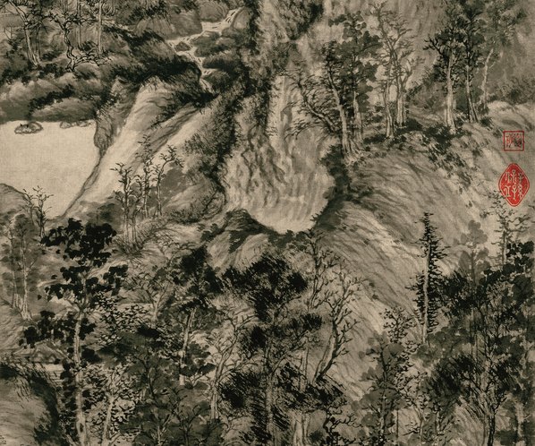 元代画.王蒙_青卞隐居图_纸本_二玄_6661.22205 元代画.王蒙_青卞隐居图_纸本_二玄_6661.22205