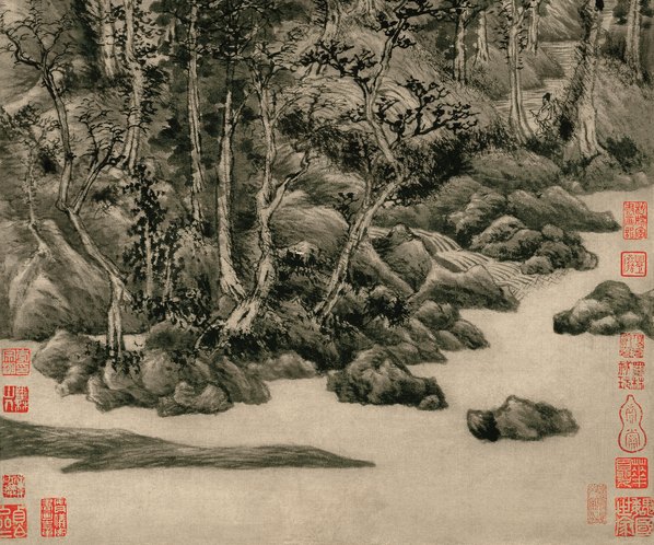 元代画.王蒙_青卞隐居图_纸本_二玄_6661.22205 元代画.王蒙_青卞隐居图_纸本_二玄_6661.22205