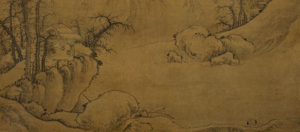 元代画.曹知白_雪山图_绢_6696.11811 元代画.曹知白_雪山图_绢_6696.11811