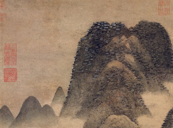 元代画.张羽_松轩春霭图轴_3500.10361 元代画.张羽_松轩春霭图轴_3500.10361