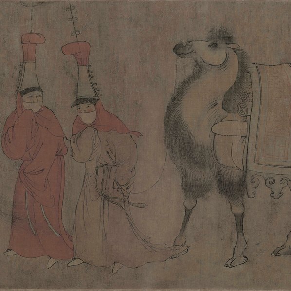 元代画_番骑图卷全卷_绢_故宫博物馆_32935.3236 元代画_番骑图卷全卷_绢_故宫博物馆_32935.3236