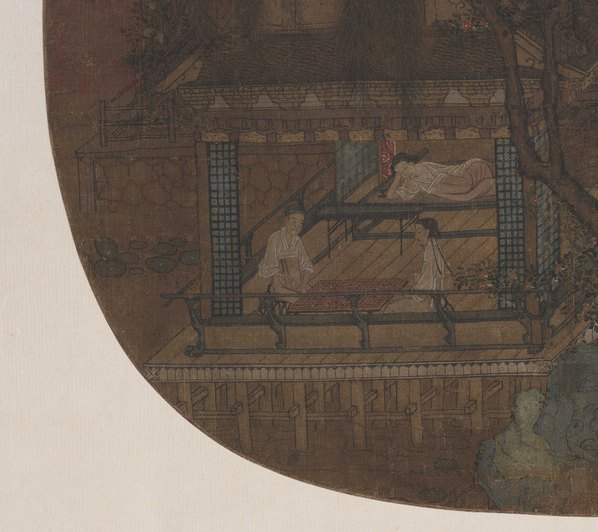 元代画_旧传赵伯骕_荷亭对弈图_8810.7826 元代画_旧传赵伯骕_荷亭对弈图_8810.7826