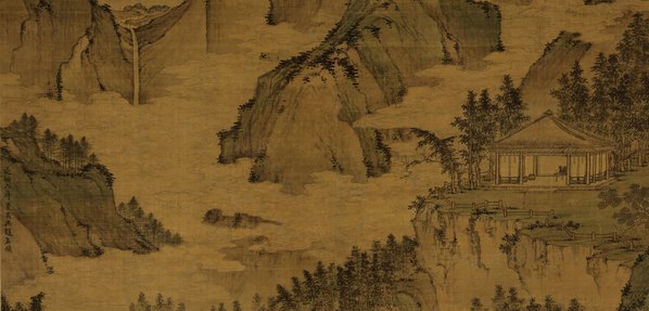 元代画_东山丝竹图轴绢本_11499.22087 元代画_东山丝竹图轴绢本_11499.22087