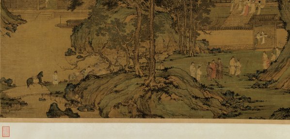 元代画_东山丝竹图轴绢本_11499.22087 元代画_东山丝竹图轴绢本_11499.22087