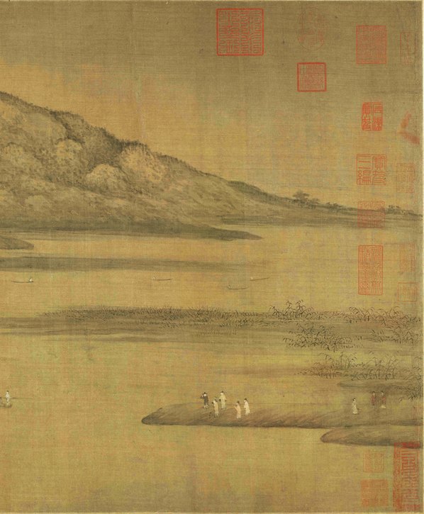 五代_董源_潇湘图卷_画心_绢本_18458.6534_331dpi 五代_董源_潇湘图卷_画心_绢本_18458.6534_331dpi