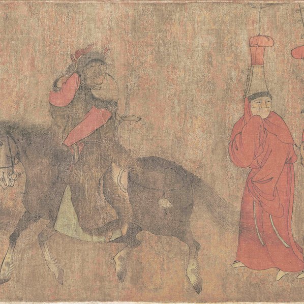 五代_旧传胡环_番骑图_绢本_16643.3071 五代_旧传胡环_番骑图_绢本_16643.3071