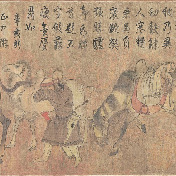 五代_旧传胡环_番骑图_绢本_16643.3071 五代_旧传胡环_番骑图_绢本_16643.3071